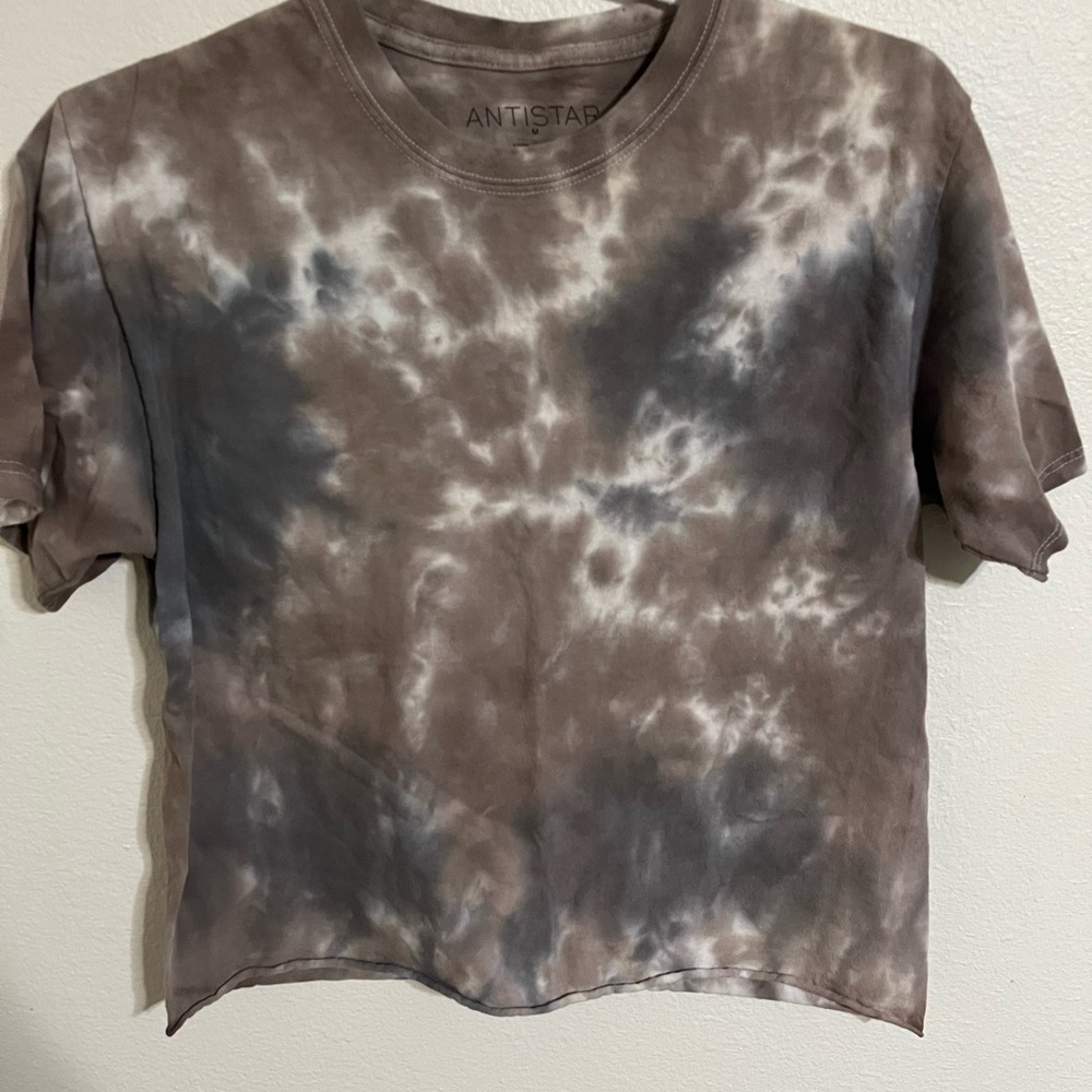 Antistar Tie-Dye Cropped Shirt